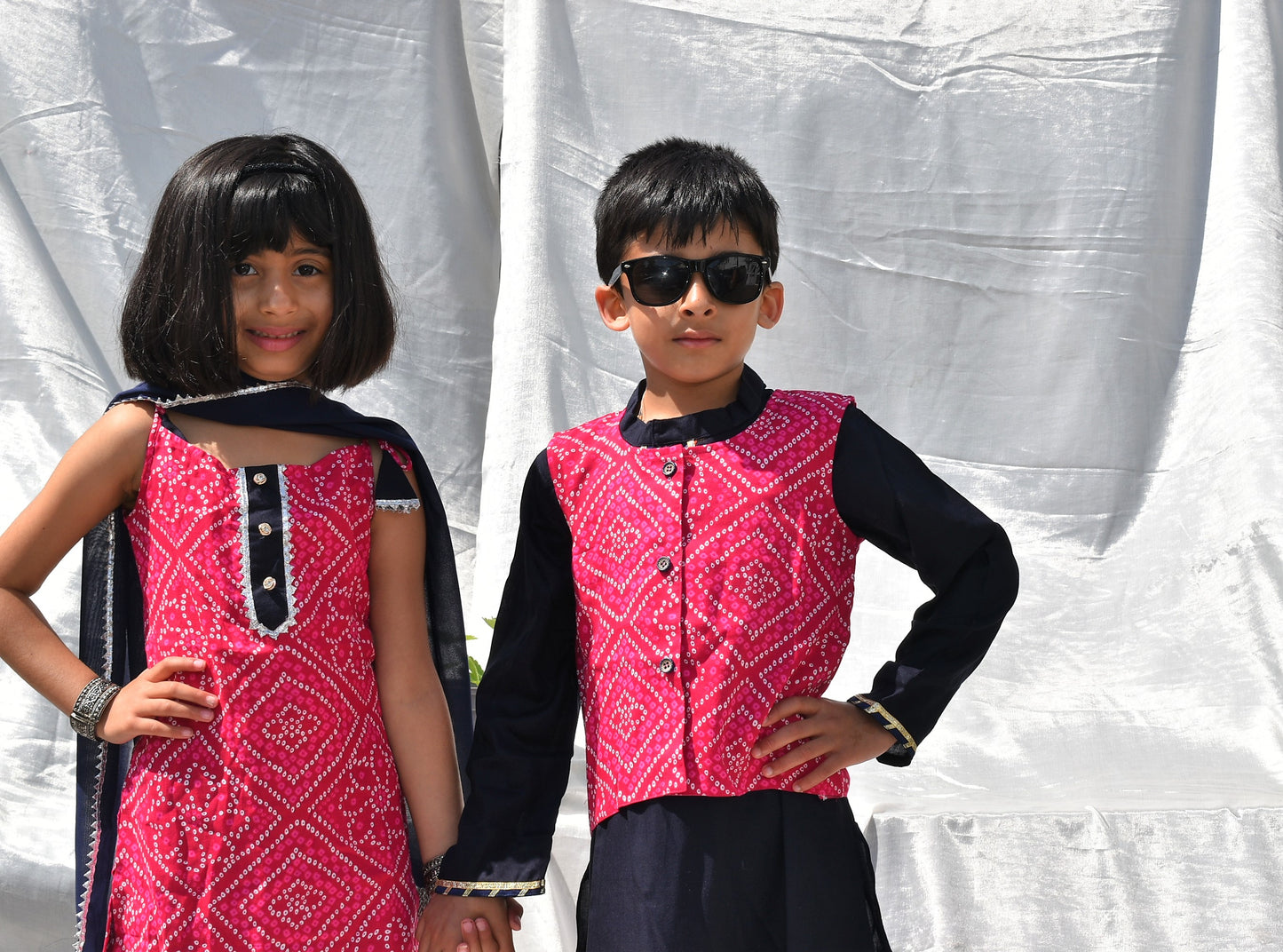 Bhandhani Set for Siblings
