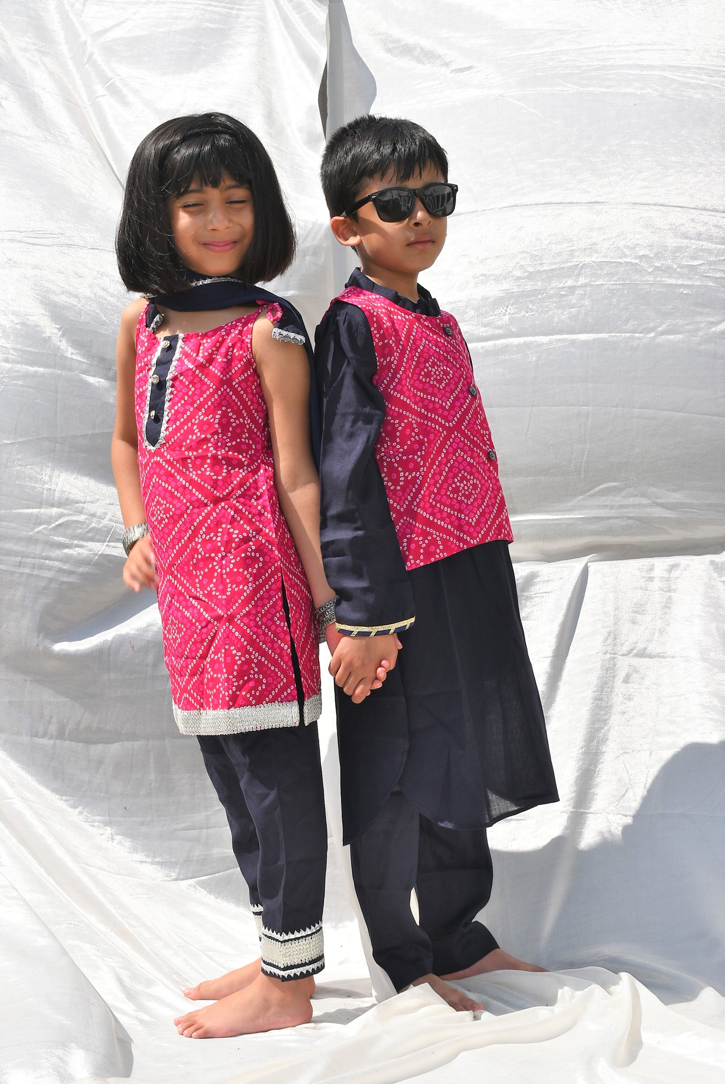Bhandhani Set for Siblings
