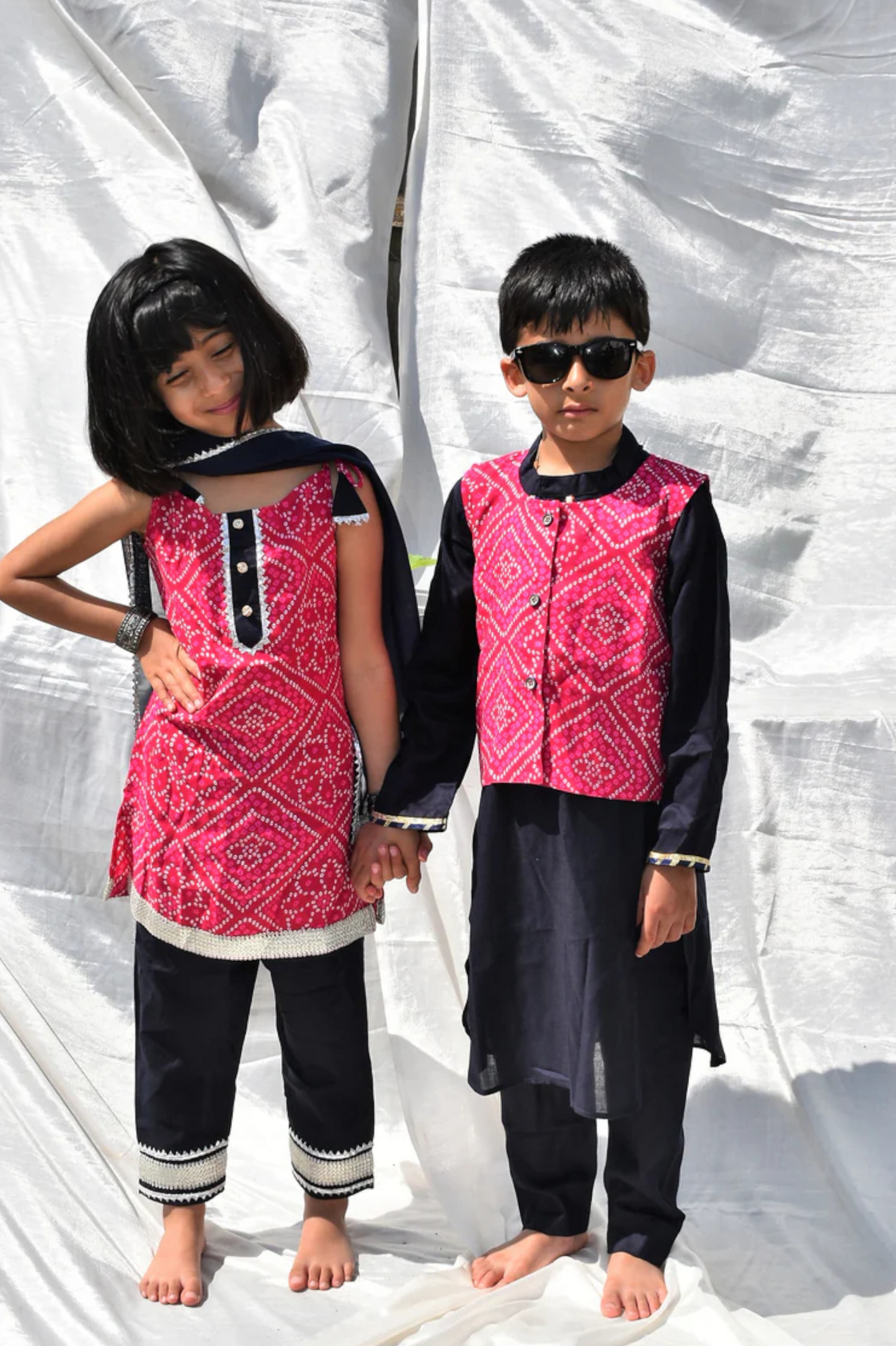 Bhandhani Set for Siblings