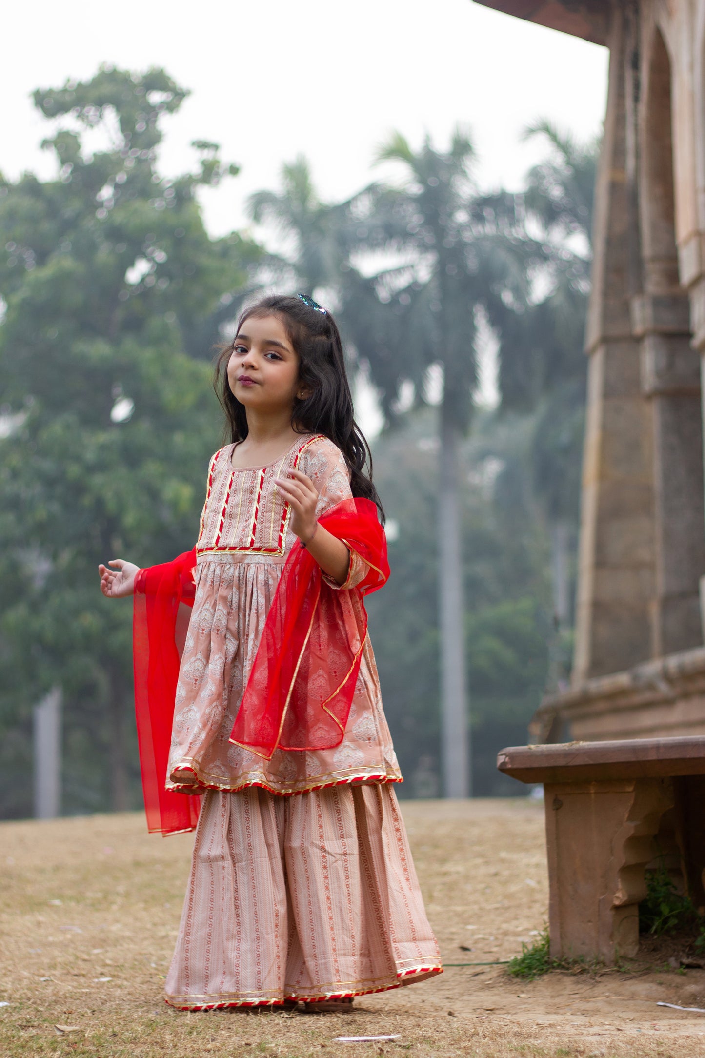 Virsa- Girls sharara kurta set