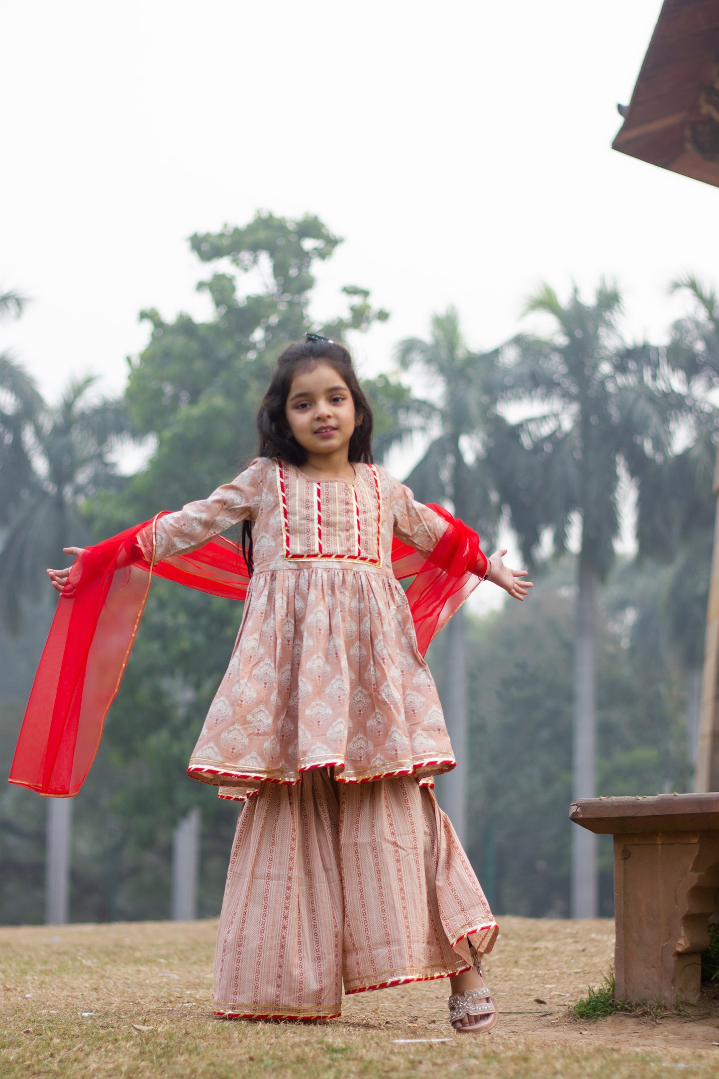 Virsa- Girls sharara kurta set