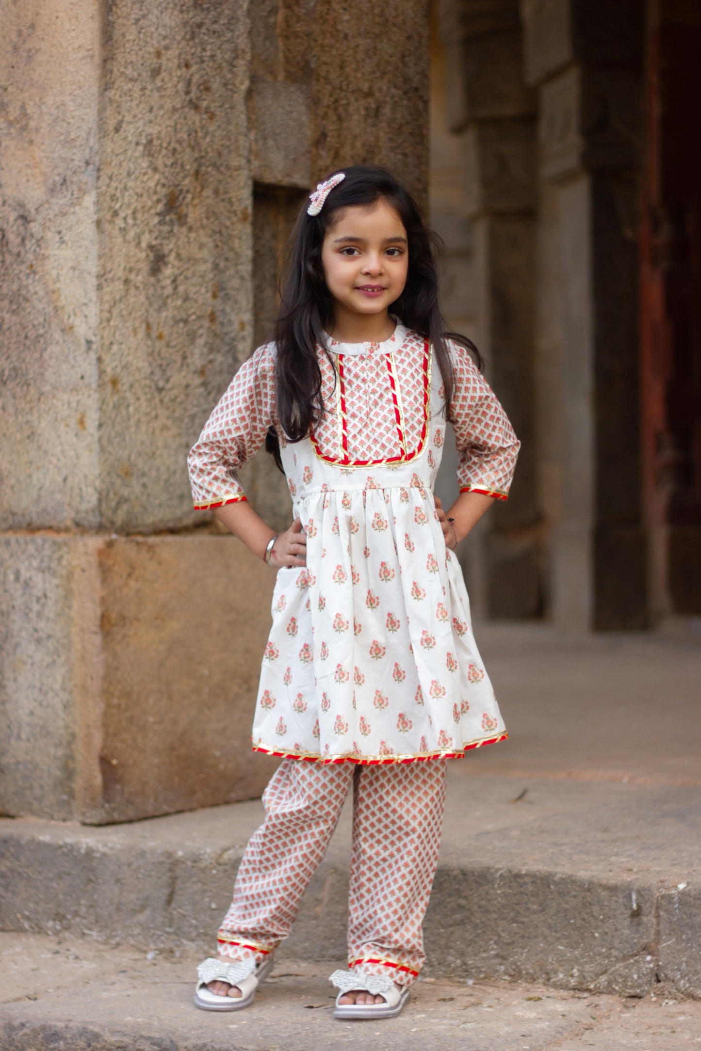 Ambalika- Girls peplum set