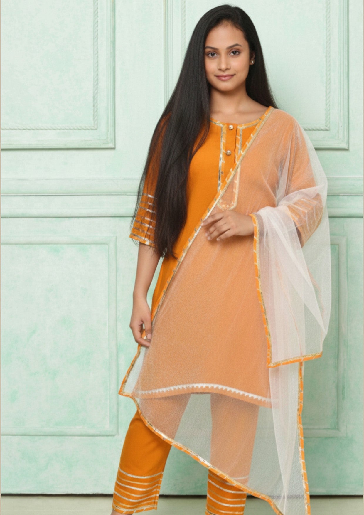 Manjal suit for women