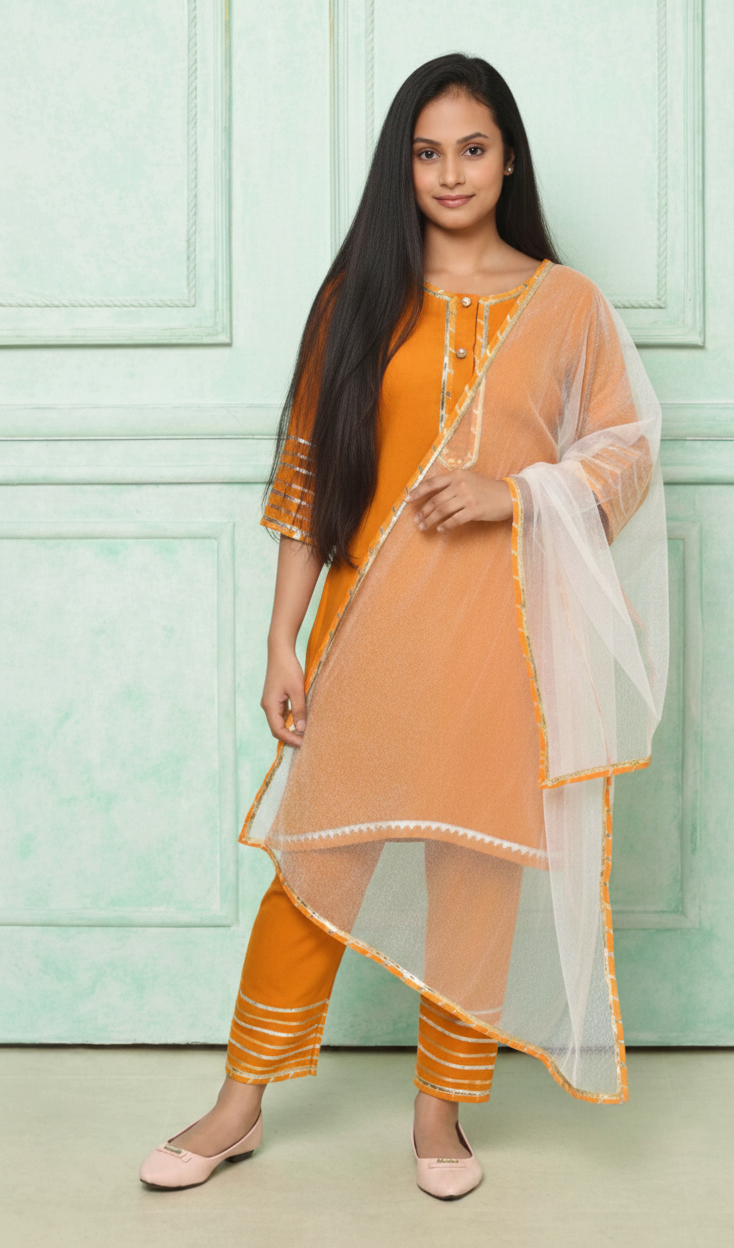 Manjal suit for women