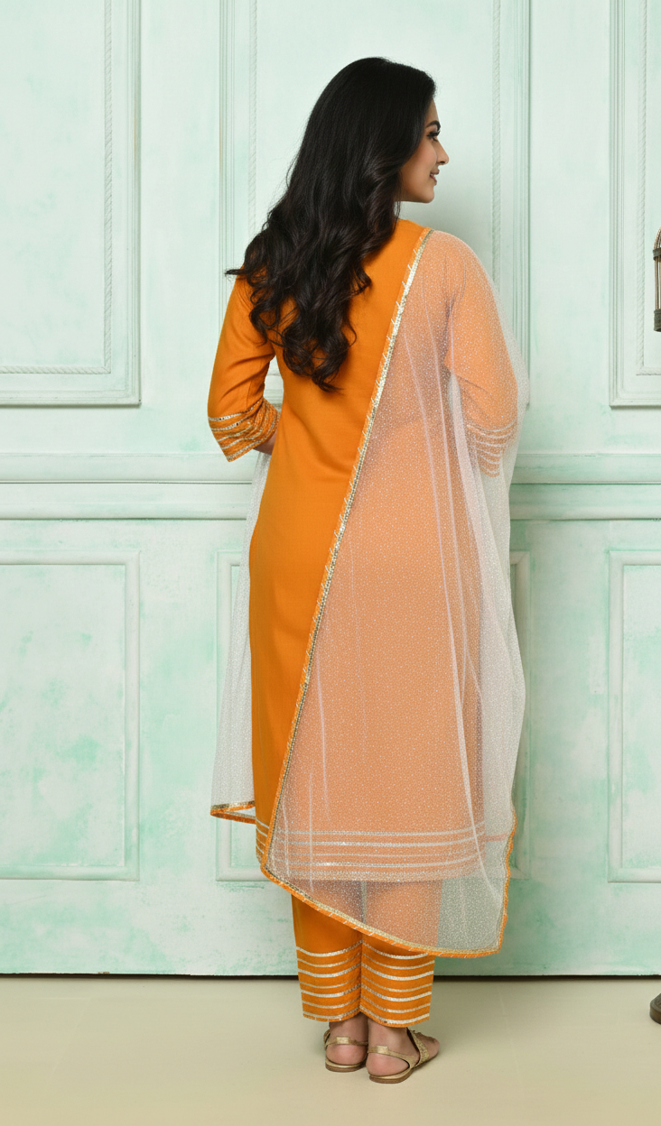 Manjal suit for women