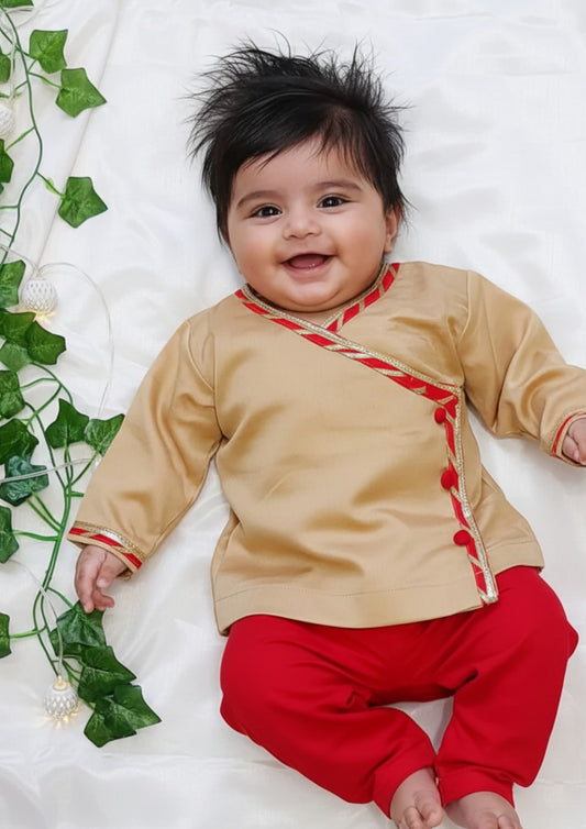 Camel Cotton angrakha Jhabla